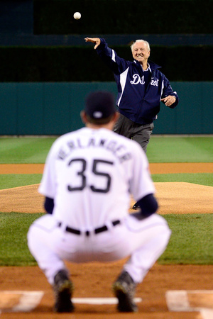 Detroit, Mi - Oct 27: Detroit Tigers V San Francisco Giants - Justin Verlander by Pool Pricing Limited Edition Print image