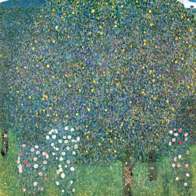 Roses Under The Trees, C.1905 by Gustav Klimt Pricing Limited Edition Print image