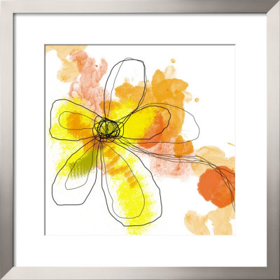 Yellow Liquid Flower by Jan Weiss Pricing Limited Edition Print image