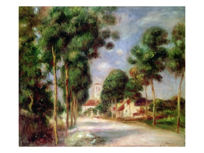 The Road To Essoyes, 1901 by Pierre-Auguste Renoir Pricing Limited Edition Print image