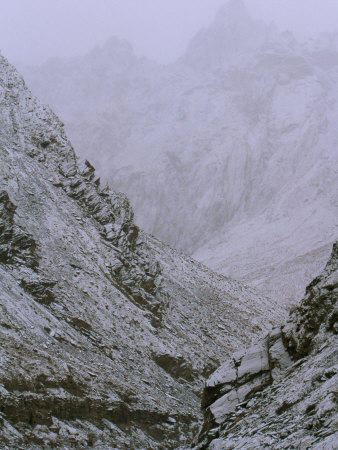 Snow Storm Blankets The Zanskar River by Steve Winter Pricing Limited Edition Print image