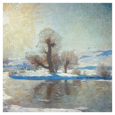 Winter Landscape by Eugen Bracht Pricing Limited Edition Print image