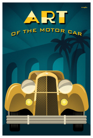 Art Of The Motor Car Ii by Michael Crampton Pricing Limited Edition Print image