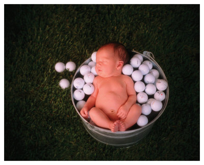Too Pooped To Putt by Linda Johnson Pricing Limited Edition Print image