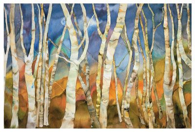 Birch Grove Ii by Sharon Pitts Pricing Limited Edition Print image