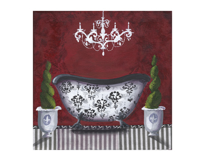 French Tub Red I by Cathy Hartgraves Pricing Limited Edition Print image