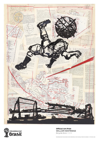 Bicycle Kick by William Kentridge Pricing Limited Edition Print image