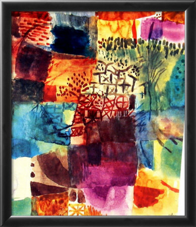 Erinnerung An Einen Gart, 1914 by Paul Klee Pricing Limited Edition Print image