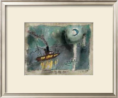 Once In A Blue Moon, 1938 by Lyonel Feininger Pricing Limited Edition Print image