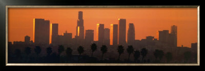 Los Angeles City At Dawn by René Sheret Pricing Limited Edition Print image