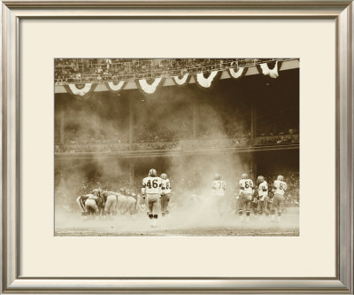 The Championship Game: Green Bay Vs. The Giants, C.1963 by Robert Riger Pricing Limited Edition Print image