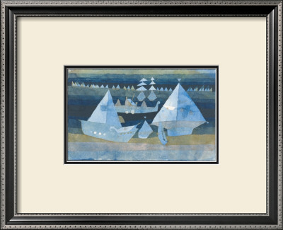 Small Picture Of A Regatta by Paul Klee Pricing Limited Edition Print image