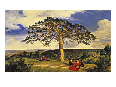 The Big Scots Pine Next To The Bruhl, Near Modling by Lorenzo Lotto Pricing Limited Edition Print image