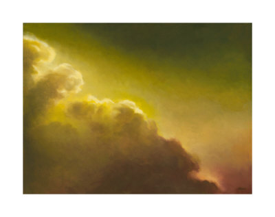 Yellow Green Clouds by Patrick Howe Pricing Limited Edition Print image