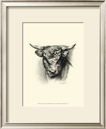 Antique Cattle Iii by F. Lehnert Pricing Limited Edition Print image