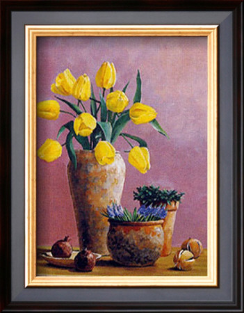Yellow Tulips by Wouter Roelofs Pricing Limited Edition Print image
