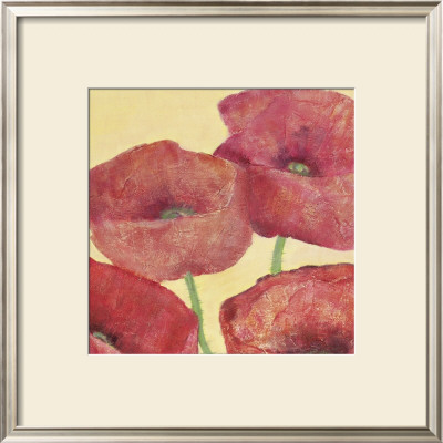 Squared Poppies I by Katharina Reichert Pricing Limited Edition Print image