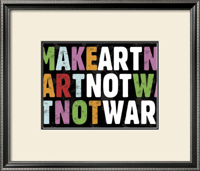 Make Art Not War by Erin Clark Pricing Limited Edition Print image