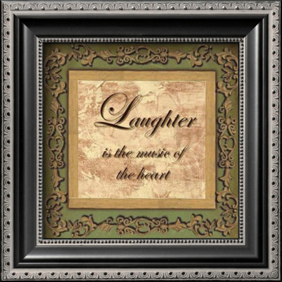 Words To Live By, Laughter by Debbie Dewitt Pricing Limited Edition Print image