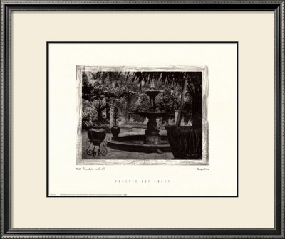 Patio Fountain In Seville by Augustine (Joseph Grassia) Pricing Limited Edition Print image