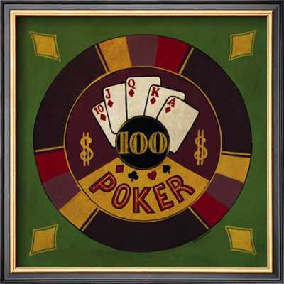 Hundred Dollar Poker Chip by Gregory Gorham Pricing Limited Edition Print image