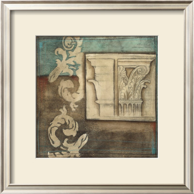 Damask Tapestry With Capital Ii by Jennifer Goldberger Pricing Limited Edition Print image