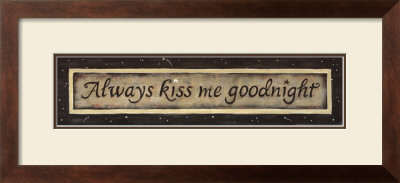 Always Kiss Me Goodnight by Karen Tribett Pricing Limited Edition Print image