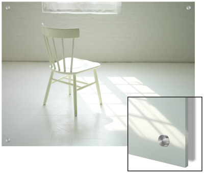 Lone White Chair In White Loft Space by S.B. Pricing Limited Edition Print image