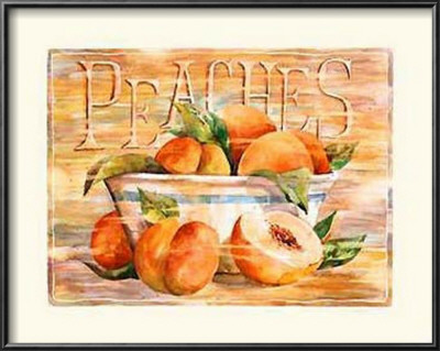 Fruit Stand Peaches by Jerianne Van Dijk Pricing Limited Edition Print image
