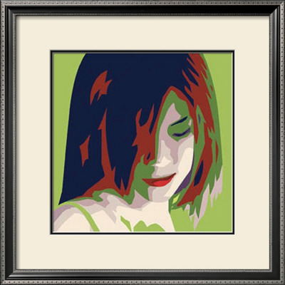 The Girl From Okinawa In Green by Javier Palacios Pricing Limited Edition Print image