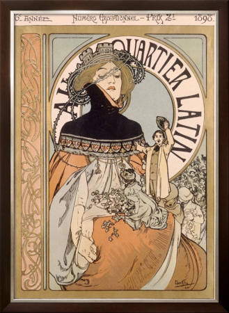 Latin Quarter by Alphonse Mucha Pricing Limited Edition Print image