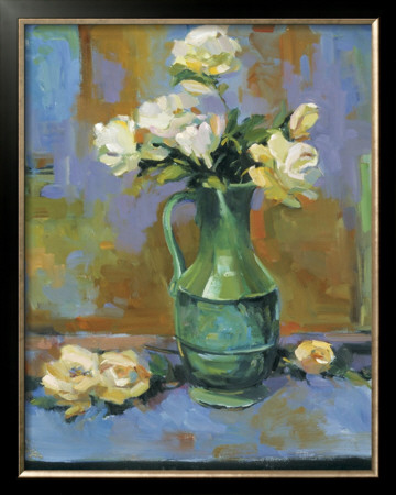 White Roses by Jill Barton Pricing Limited Edition Print image