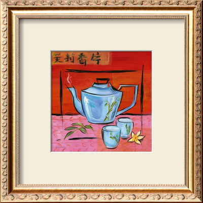 Asian Tea Set Iv by Jennifer Sosik Pricing Limited Edition Print image