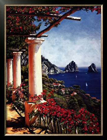 Pergola In Capri by Elizabeth Wright Pricing Limited Edition Print image