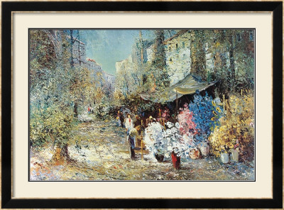 Flower Market by Willi Bauer Pricing Limited Edition Print image