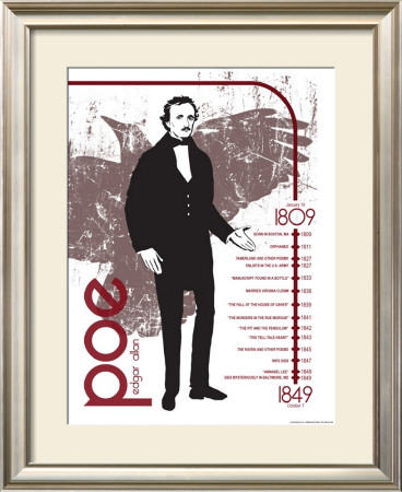 Edgar Allan Poe by Jeanne Stevenson Pricing Limited Edition Print image