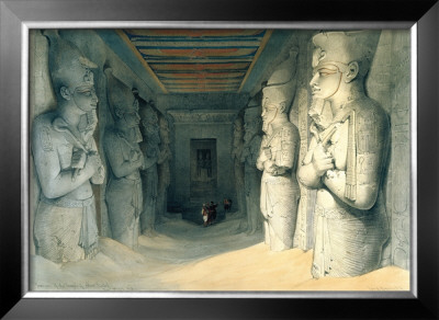 Interior Of Abou Simbel by David Roberts Pricing Limited Edition Print image