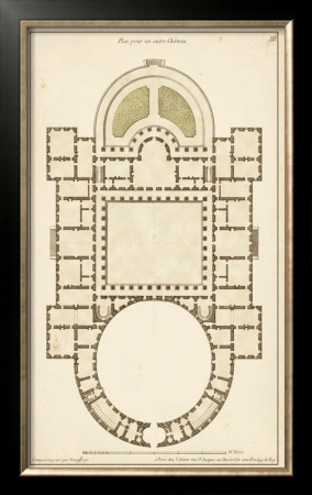 Antique Garden Plan Iv by Jean Deneufforge Pricing Limited Edition Print image