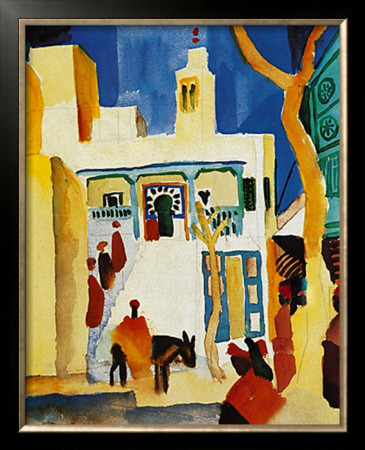 Blick Auf Eine Moschee by Auguste Macke Pricing Limited Edition Print image