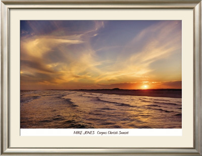 Corpus Christi Sunset by Mike Jones Pricing Limited Edition Print image