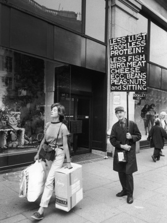 Stanley Green, The Protein Man - Oxford Street by Shirley Baker Pricing Limited Edition Print image