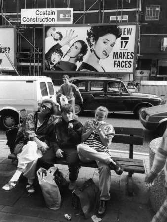 Taking A Break From Shopping On Oxford Street by Shirley Baker Pricing Limited Edition Print image