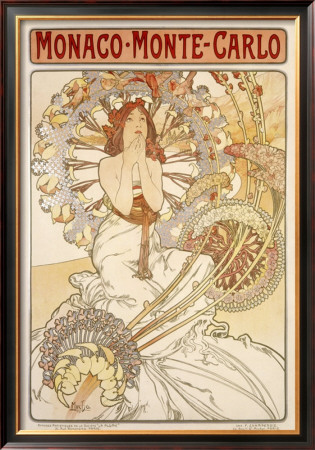 Monte Carlo by Alphonse Mucha Pricing Limited Edition Print image