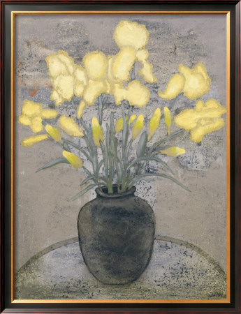 Yellow Irises by Beverly Jean Pricing Limited Edition Print image