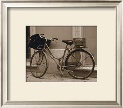 Bicycle With Bag by Francisco Fernandez Pricing Limited Edition Print image