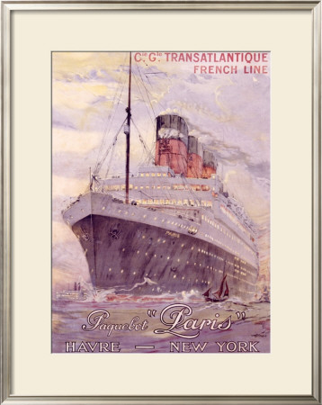 Transatlantique, Paquebot by Albert Sebille Pricing Limited Edition Print image