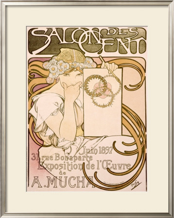 Salon Des Cent by Alphonse Mucha Pricing Limited Edition Print image