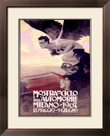 Mostra Del Ciclo, Milano, 1907 by Metlicovitz Pricing Limited Edition Print image