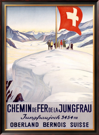 Chemin De Fer De La Jungfrau by Emil Cardinaux Pricing Limited Edition Print image