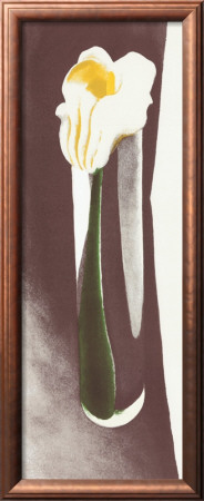Calla Lily In Tall Glass, 1923 by Georgia O'keeffe Pricing Limited Edition Print image